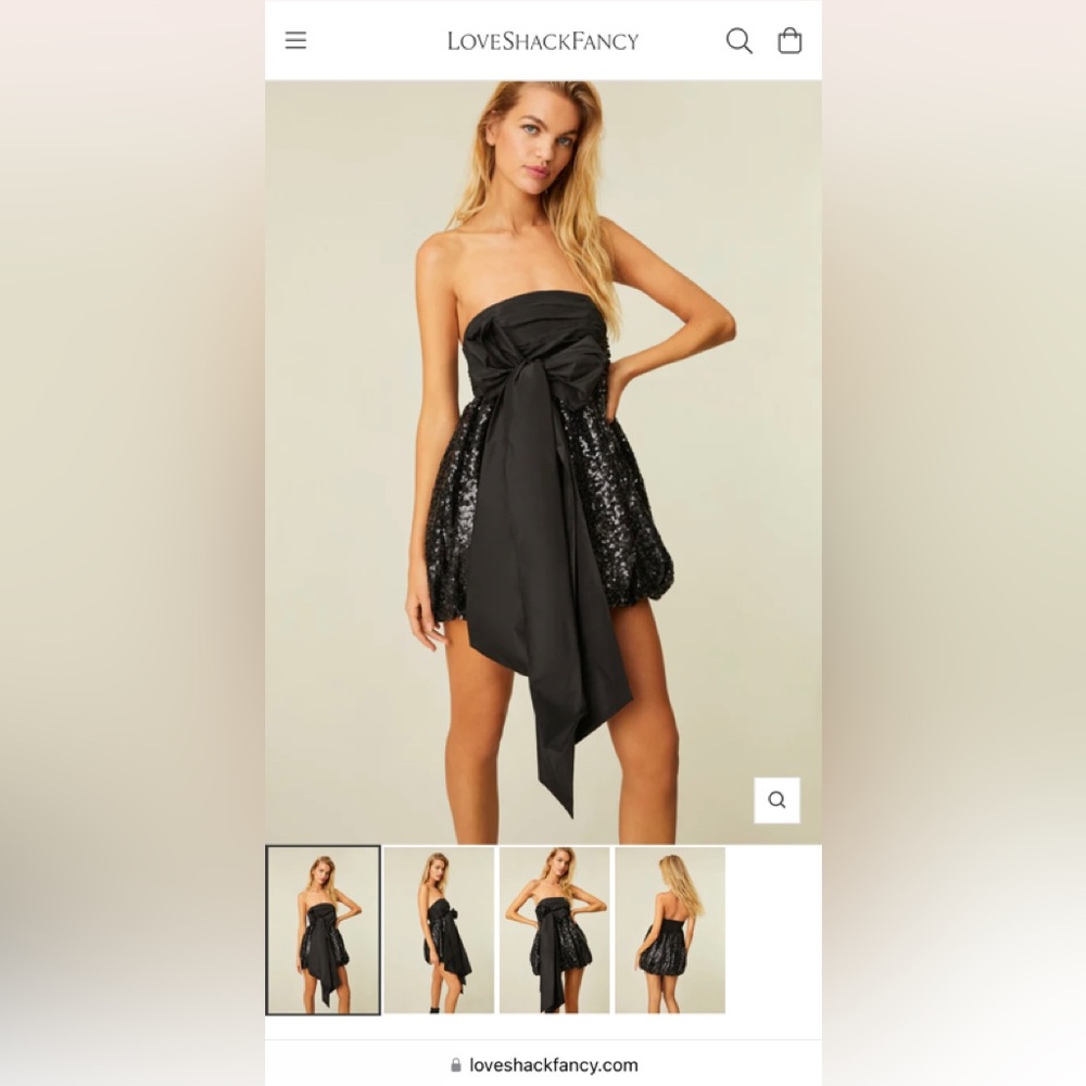 LoveShackFancy Niko Mini Dress